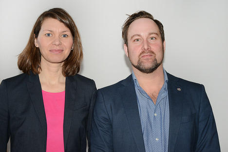 Tora Broberg som är tf. avdelningschef på Stadsmiljöavdelningen och Johan Nilsson som är planchef på Stadsbyggnadsförvaltningen.